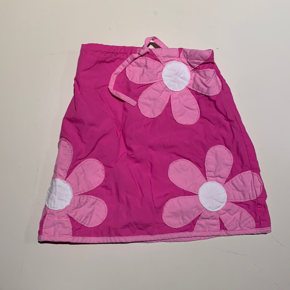 Mini Boden Girls Size 5-6 Pink Floral Skirt